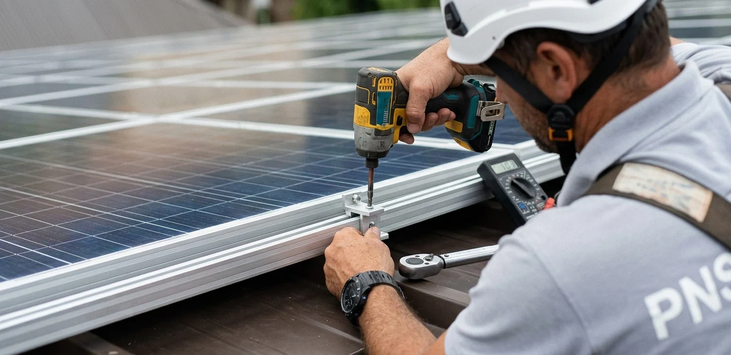 Panneaux solaires à Bron